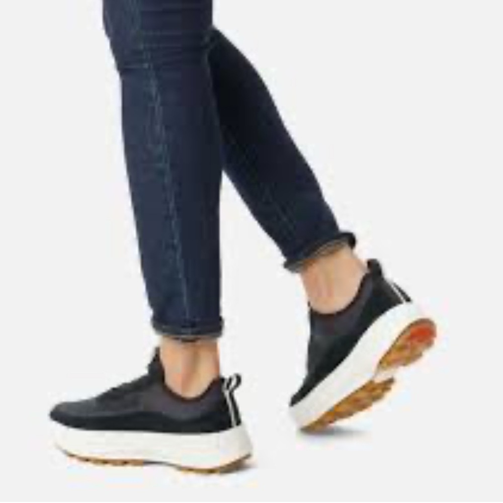 Sorel Black and White Women's Sneakers